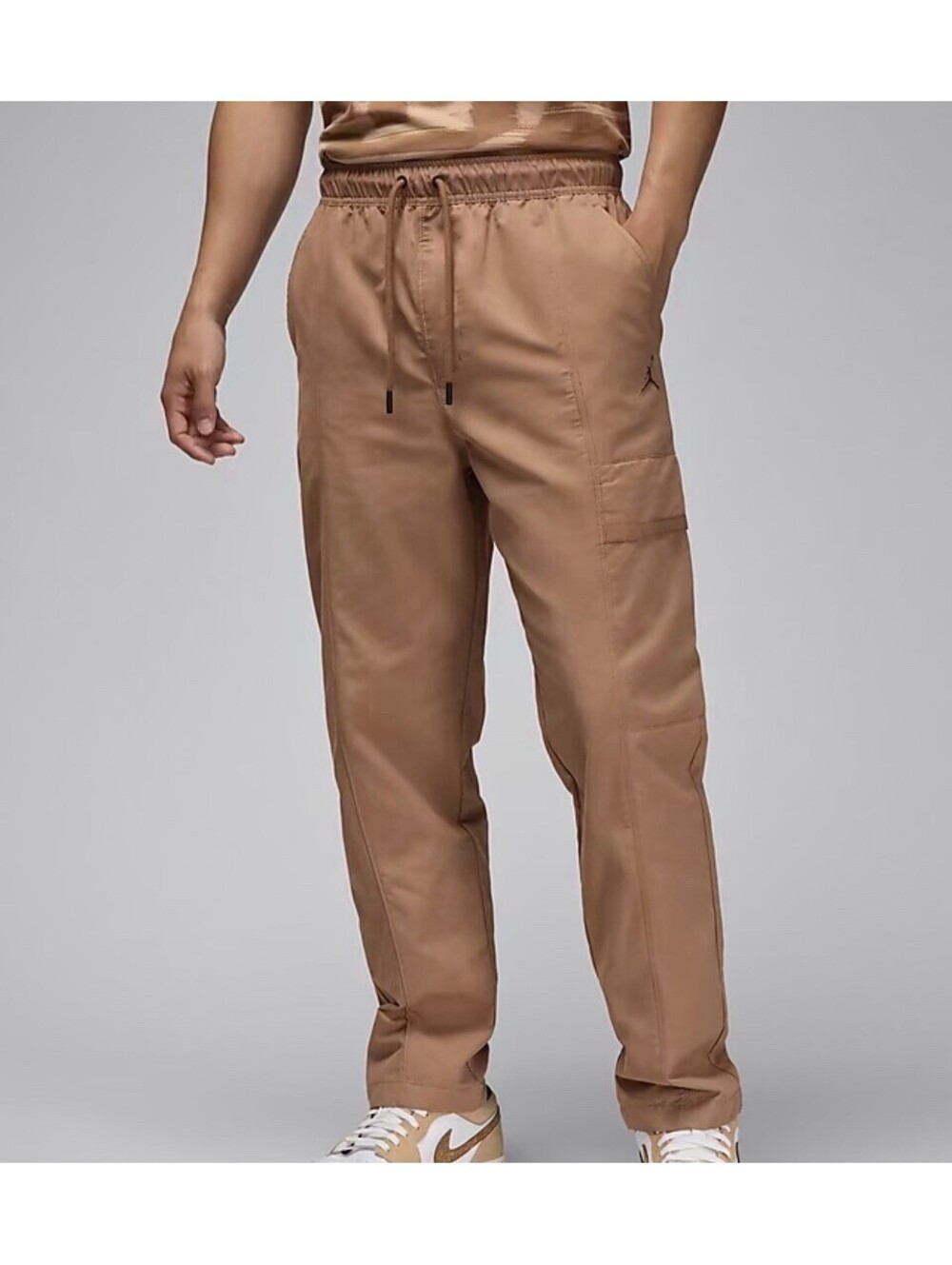 New Nike Jordan Essentials Woven Pants Archaeo Brown Men’s Size Small FN4539-231